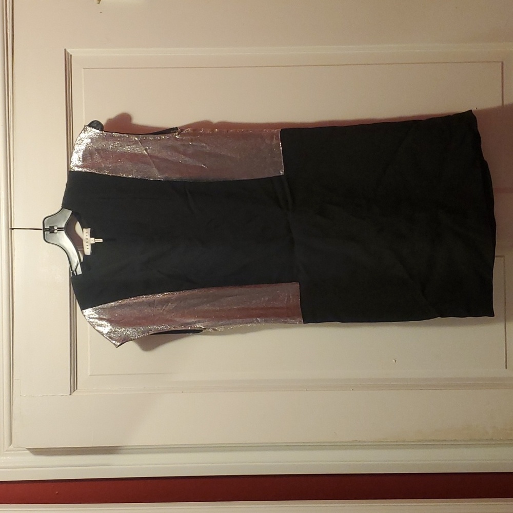 Sandro Black and Silver women dress